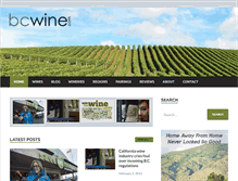 Tablet Screenshot of bcwine.com